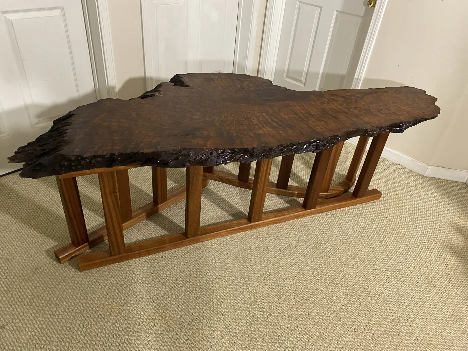 Finished furniture piece