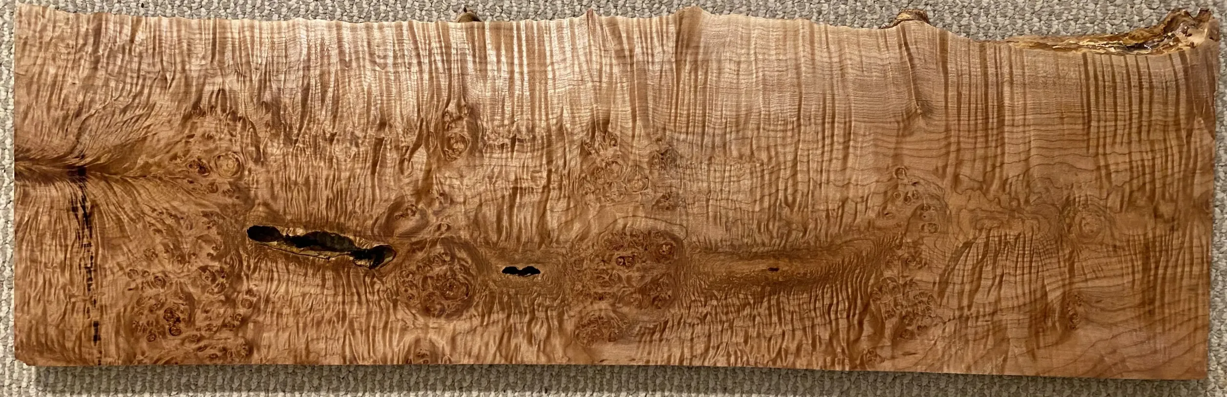 Live edge slabs in stock